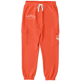 Leros Diving Academy 1991 Cargo Joggers Orange Unisex