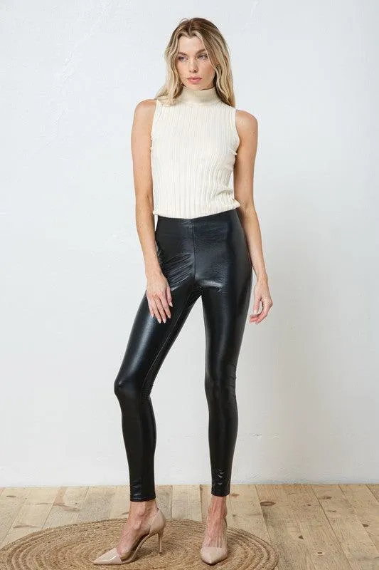 Lexi Faux Leather Skinny Leggings