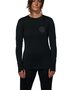 LIVING BEST LIFE CREW NECK TOP-TRUE BLACK