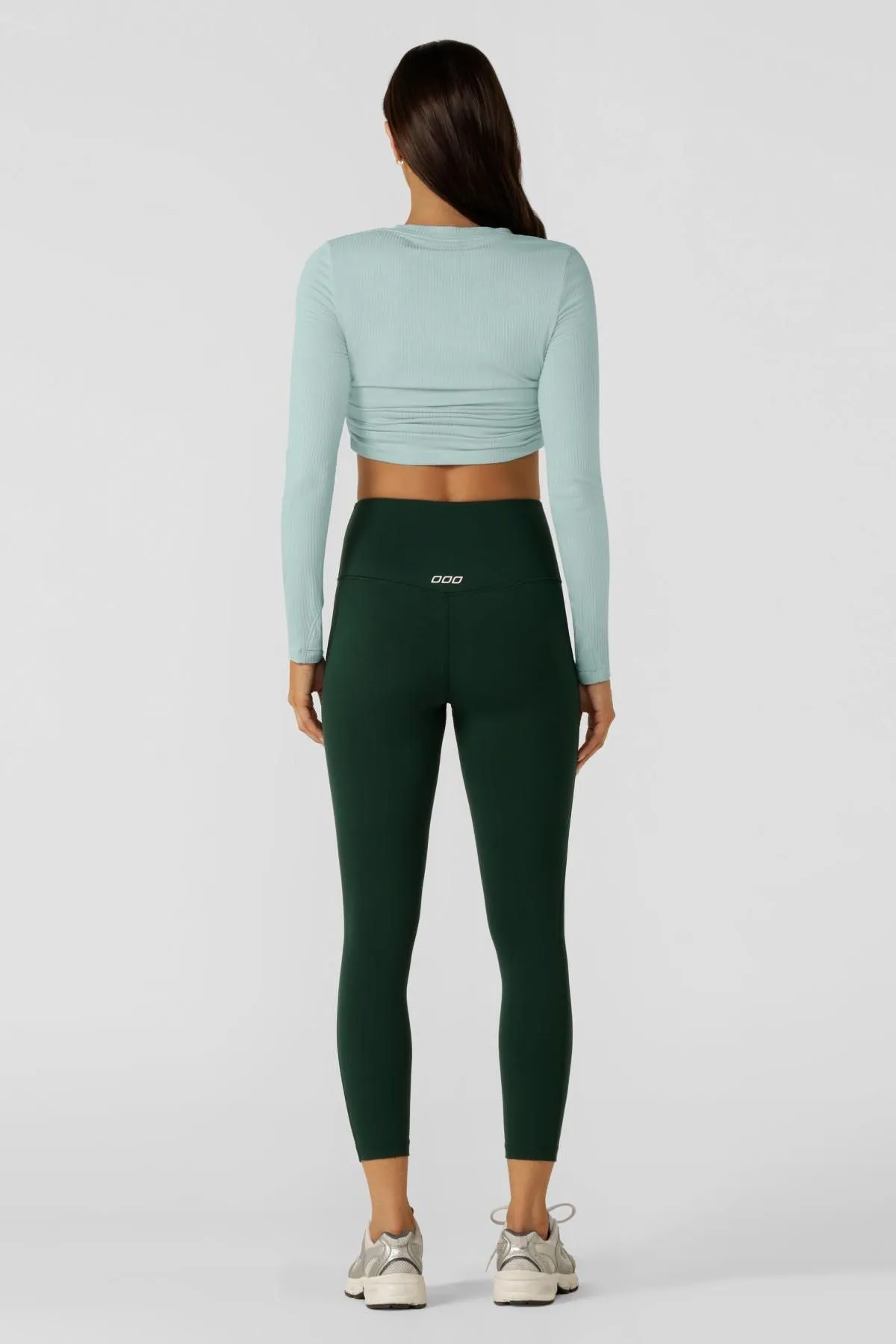 Lotus No Chafe Ankle Biter Leggings | Dark Green