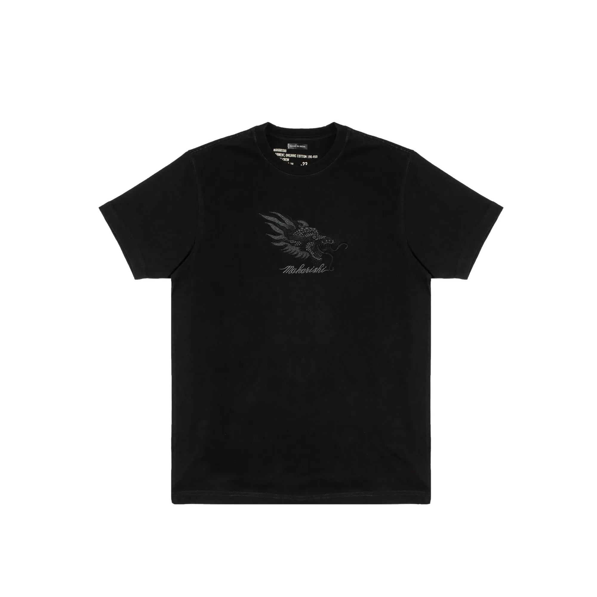 Maharishi Mens Tibetan Dragon Tee Black