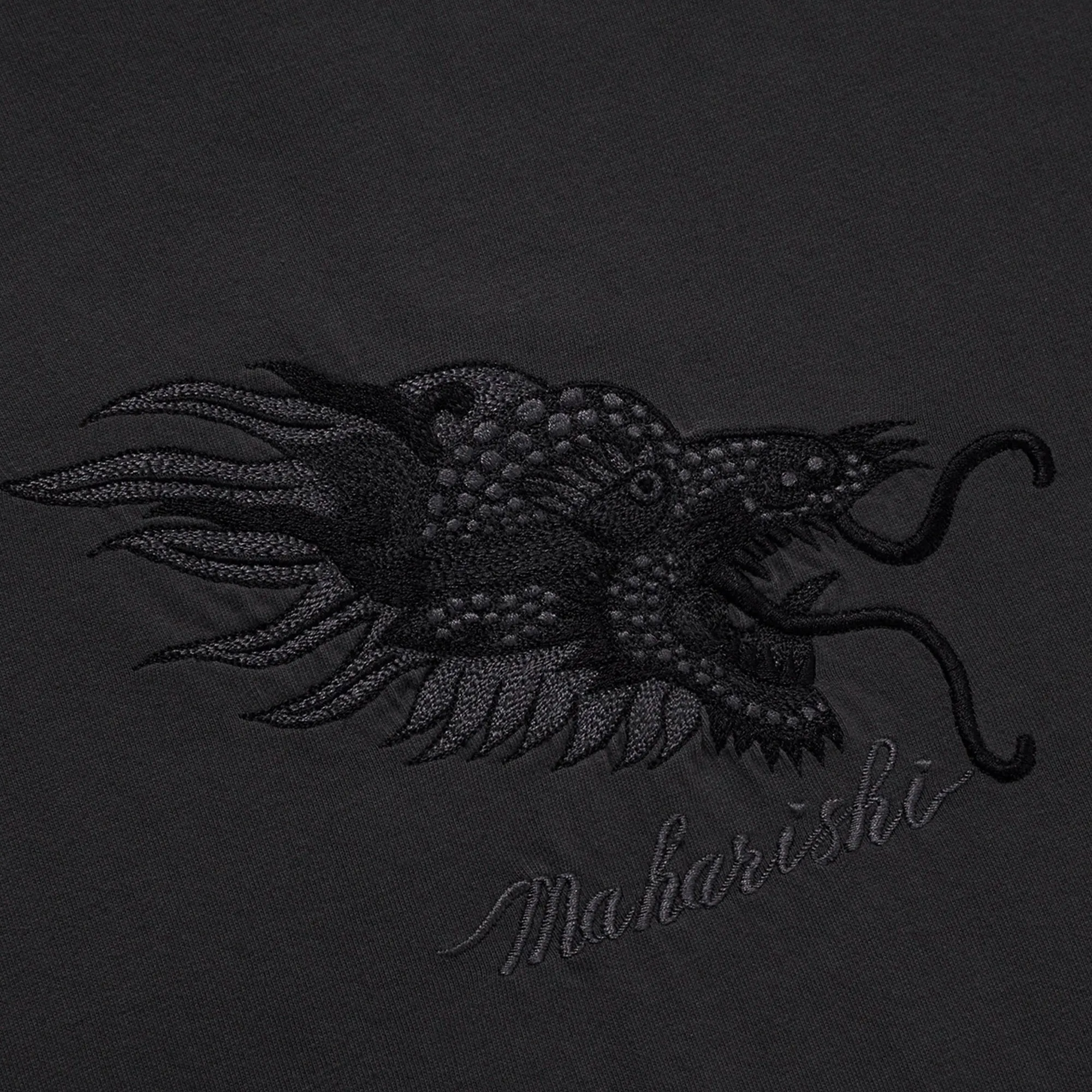 Maharishi Mens Tibetan Dragon Tee Black