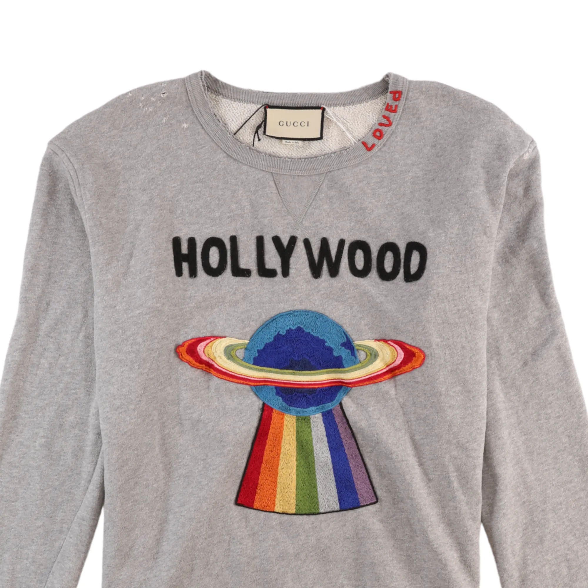 Men's Hollywood Sweatshirt Grey Size L