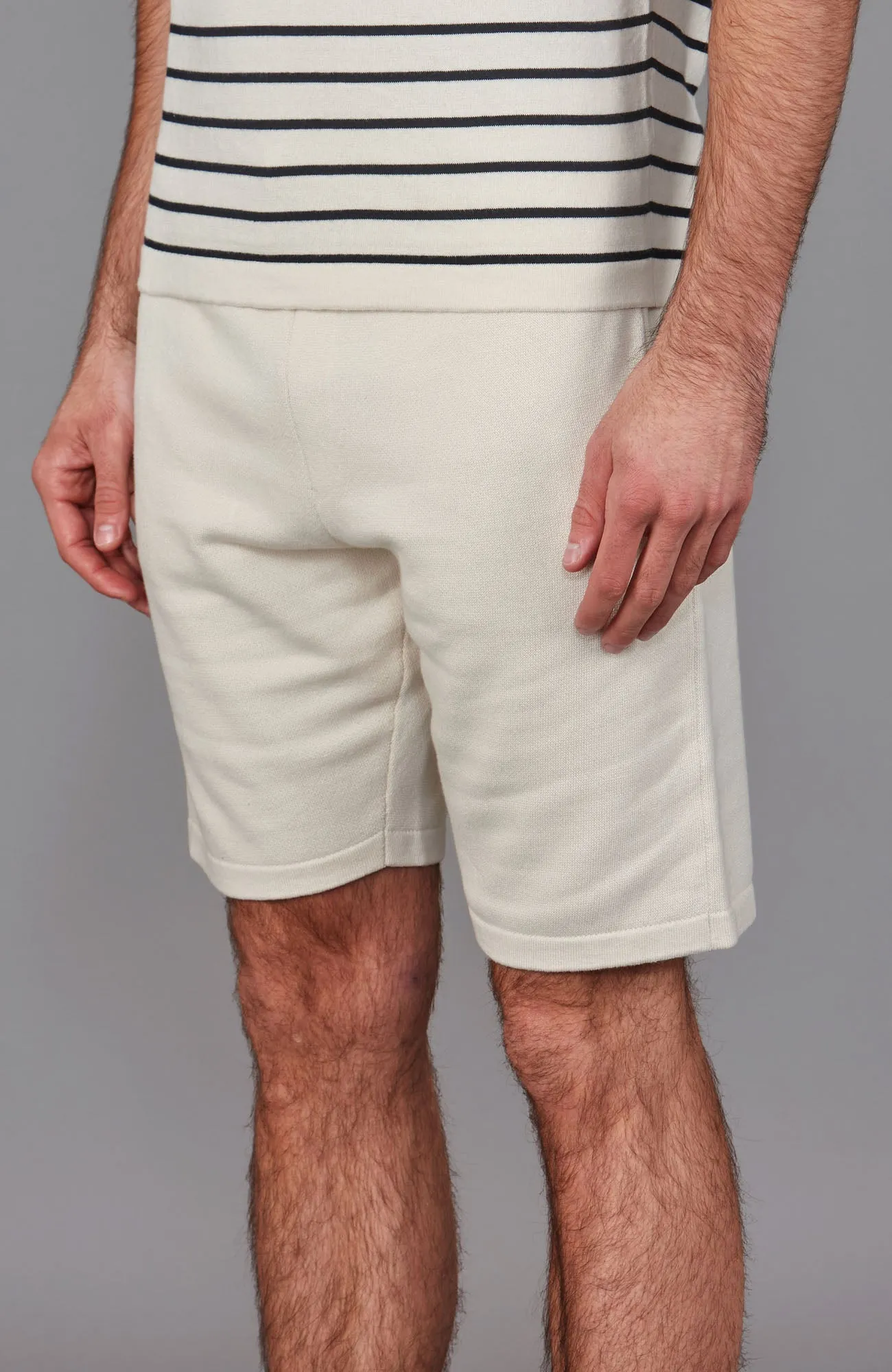 Mens Midweight Cotton Knitted Shorts