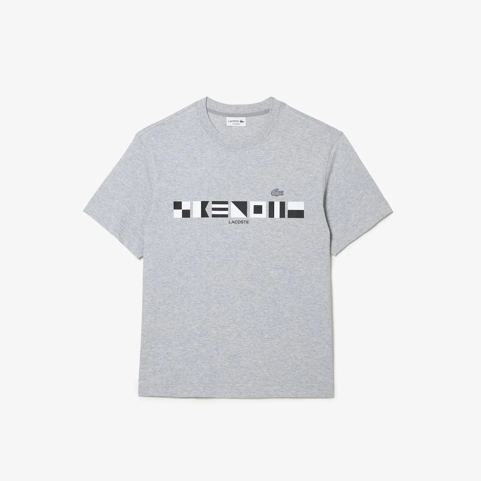 Men’s Relaxed Fit Print Tee (Grey)