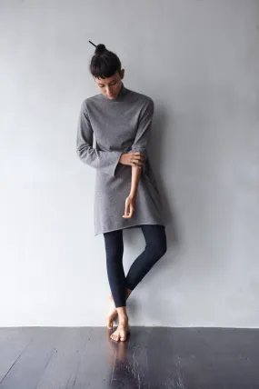 Mid-Weight Cashmere Turtle-Neck Sweater Dress