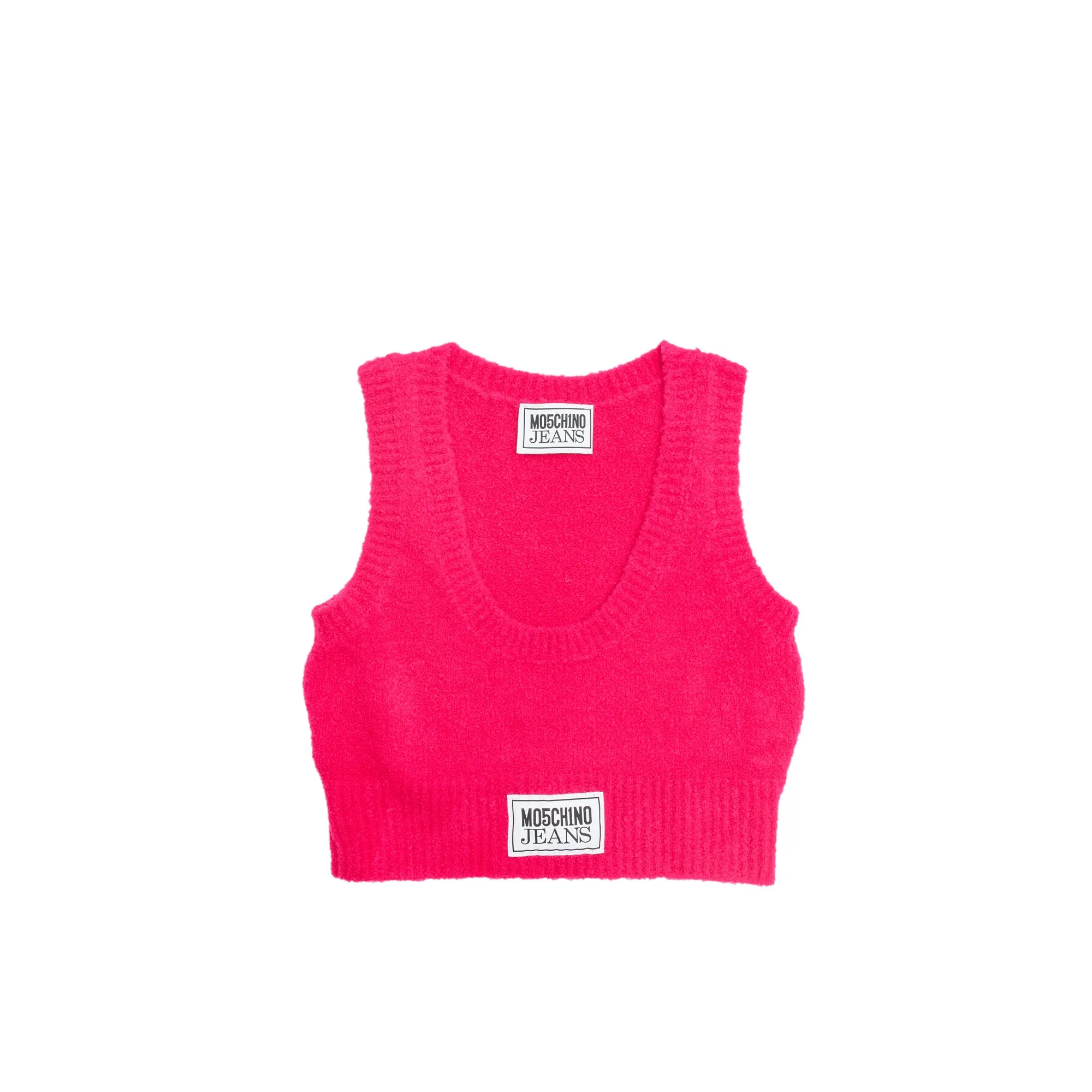 MO5CH1NO JEANS Womens Crop Top