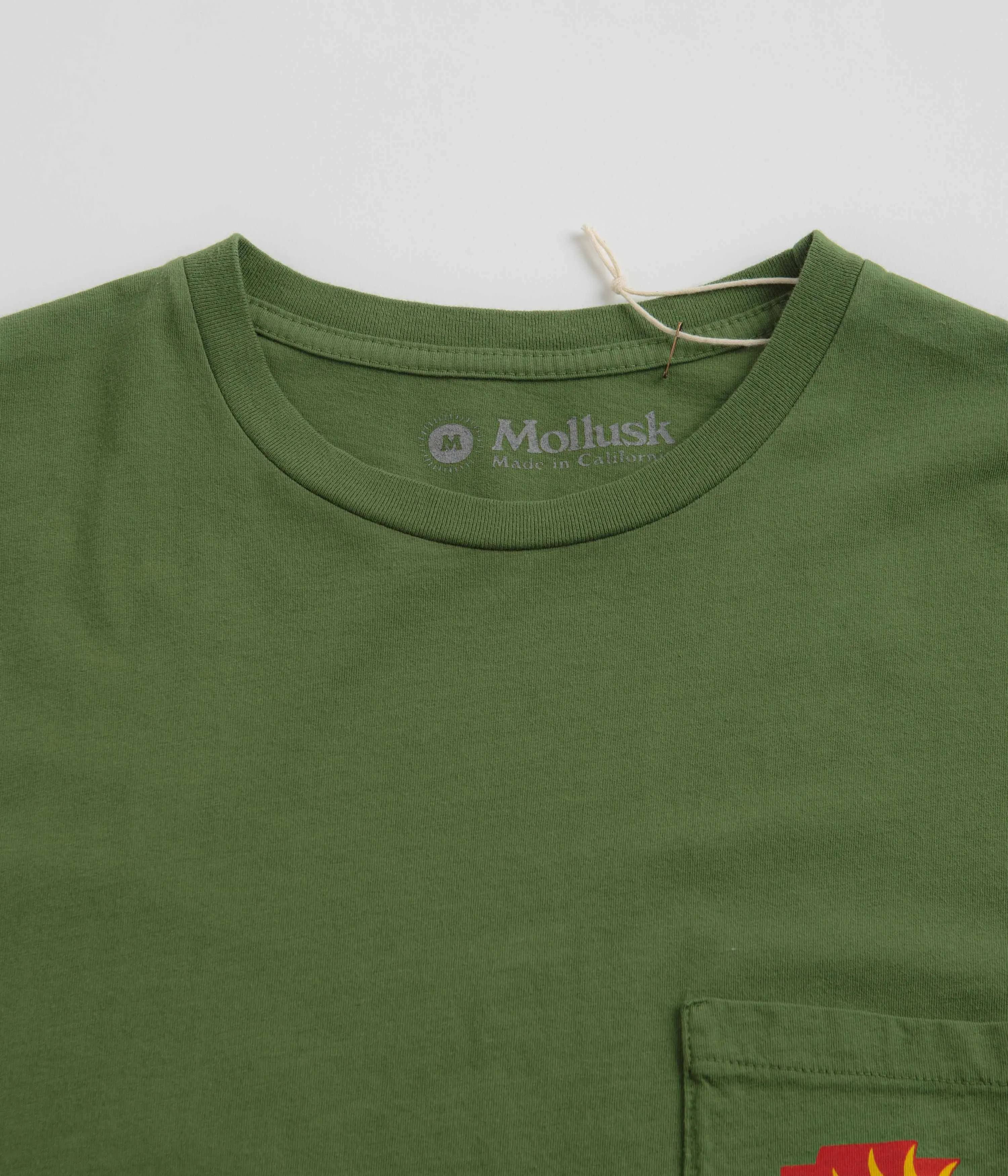 Mollusk Volta T-Shirt - True Green