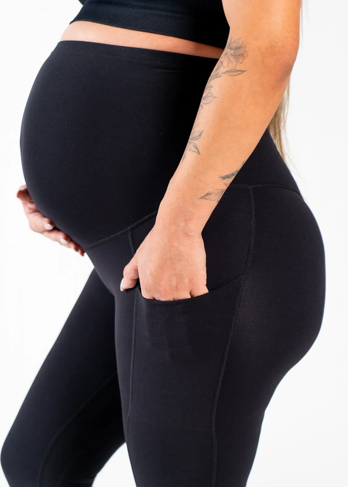 NKD Maternity Leggings With Pockets | Black