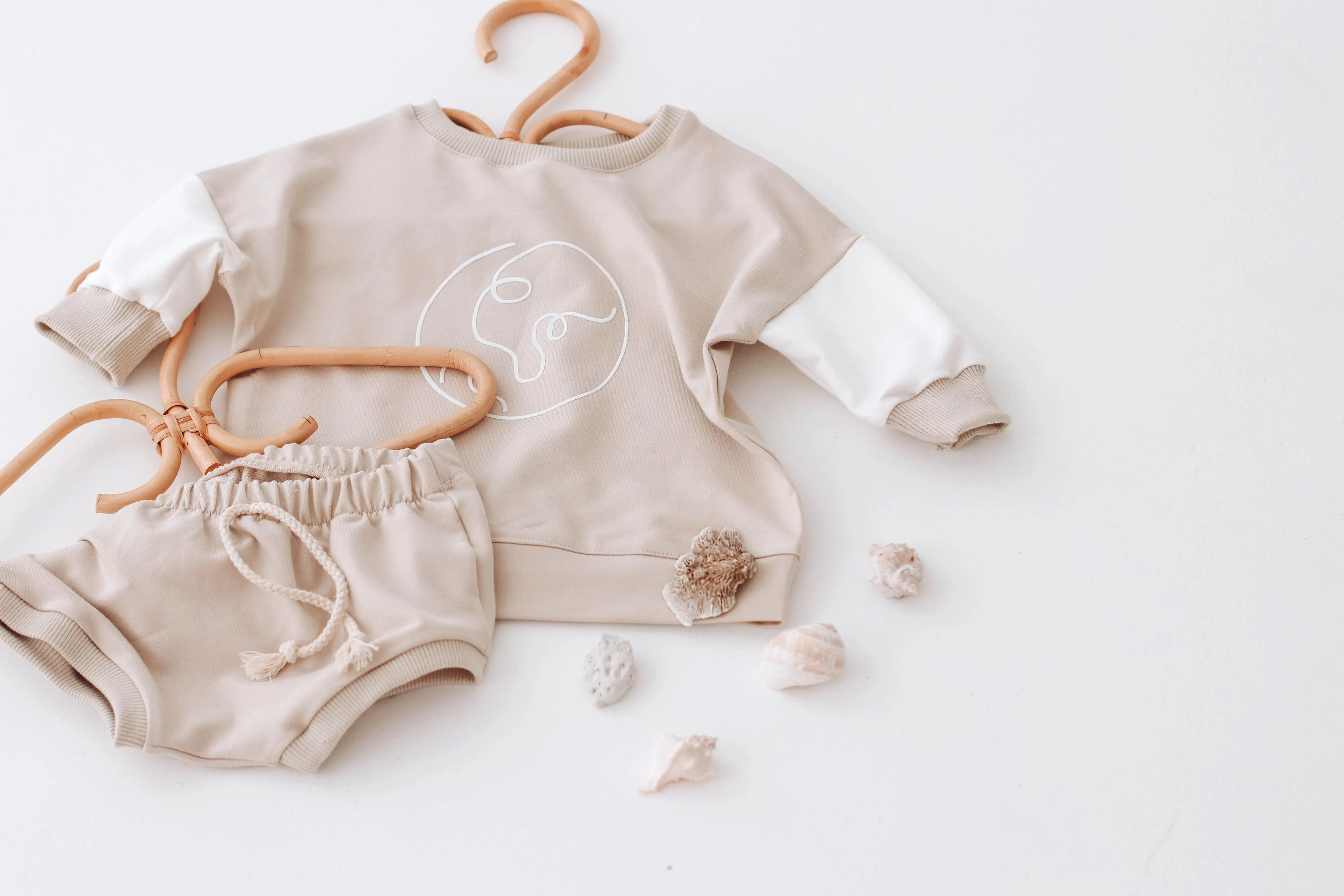 Our Planet Beige and Vanilla Sweatshirt