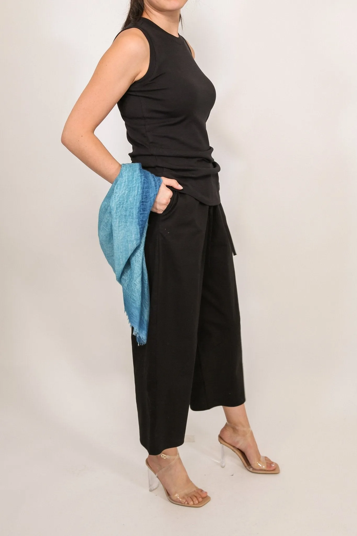 PERCEY CROP PANT IN ITALIAN COTTON