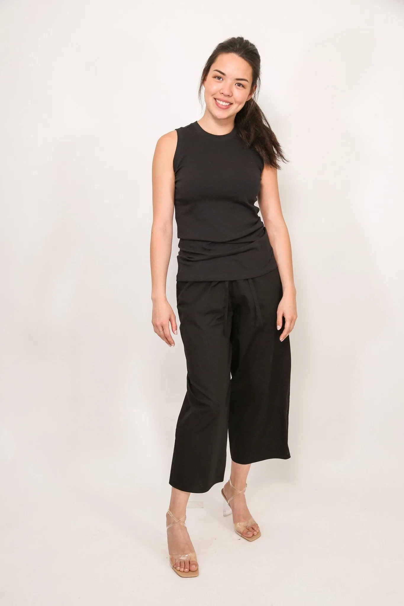 PERCEY CROP PANT IN ITALIAN COTTON