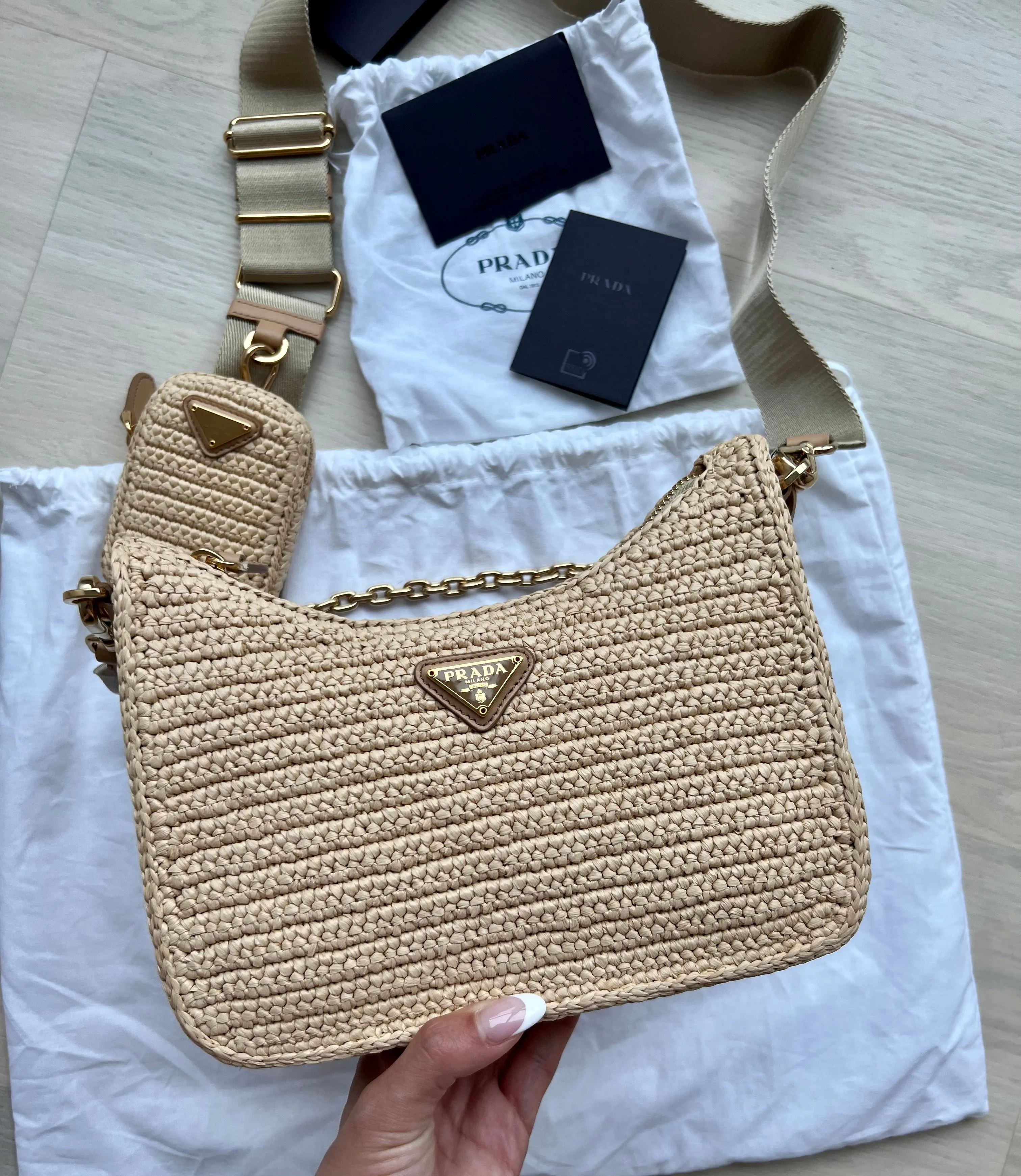 Prada Raffia Re Edition 2005 Bag