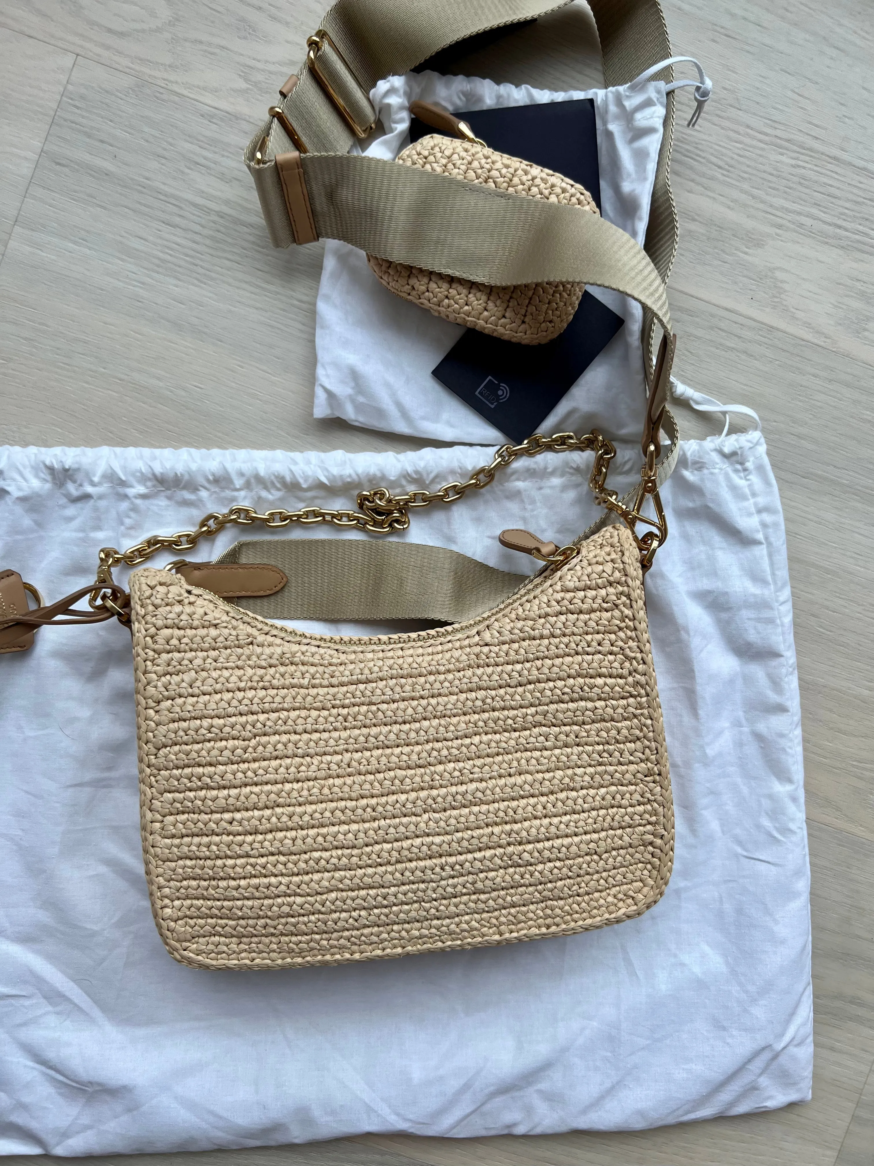 Prada Raffia Re Edition 2005 Bag