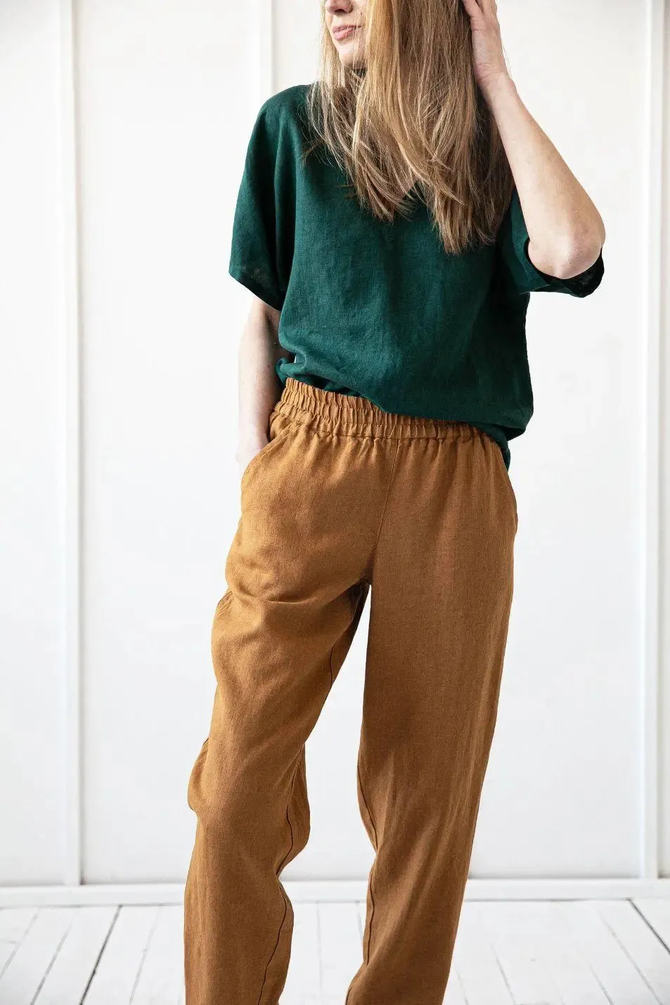 PRE-ORDER Loose Linen Pants by Odalux