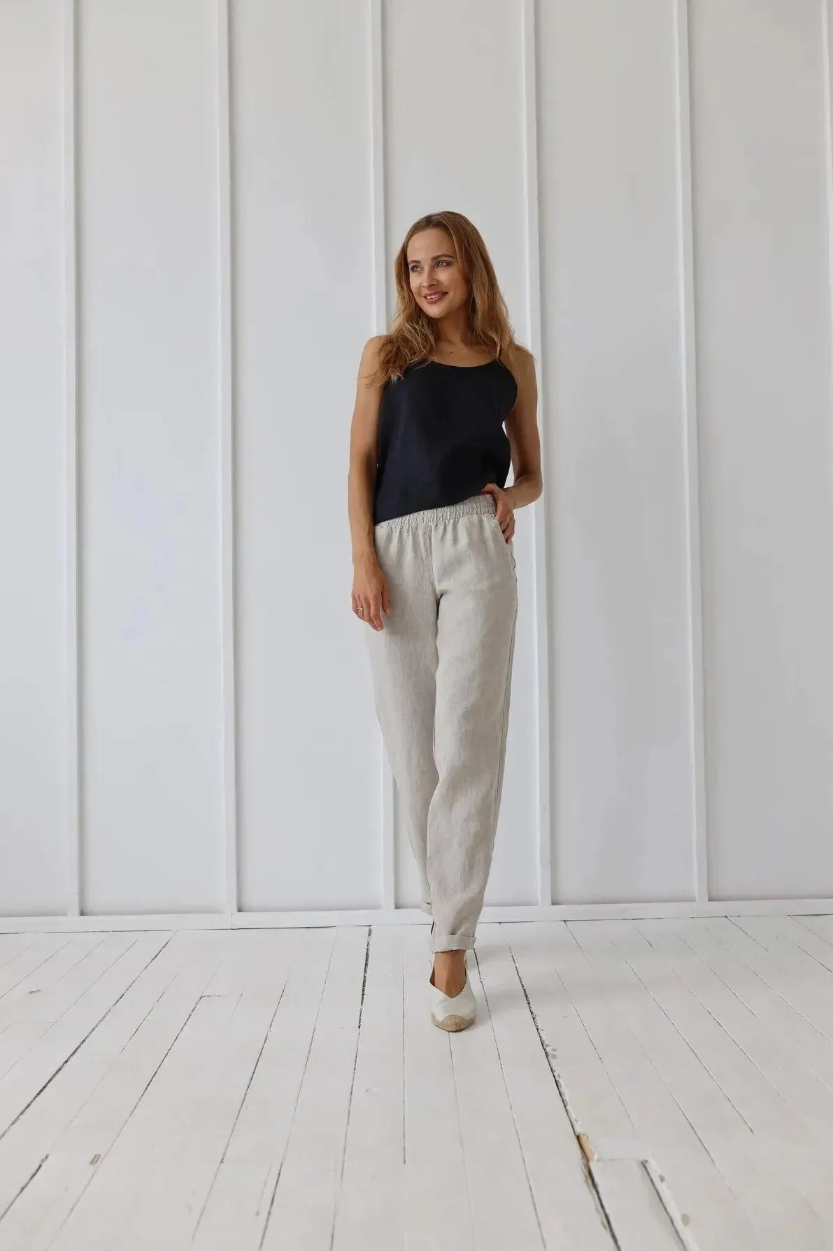 PRE-ORDER Loose Linen Pants by Odalux