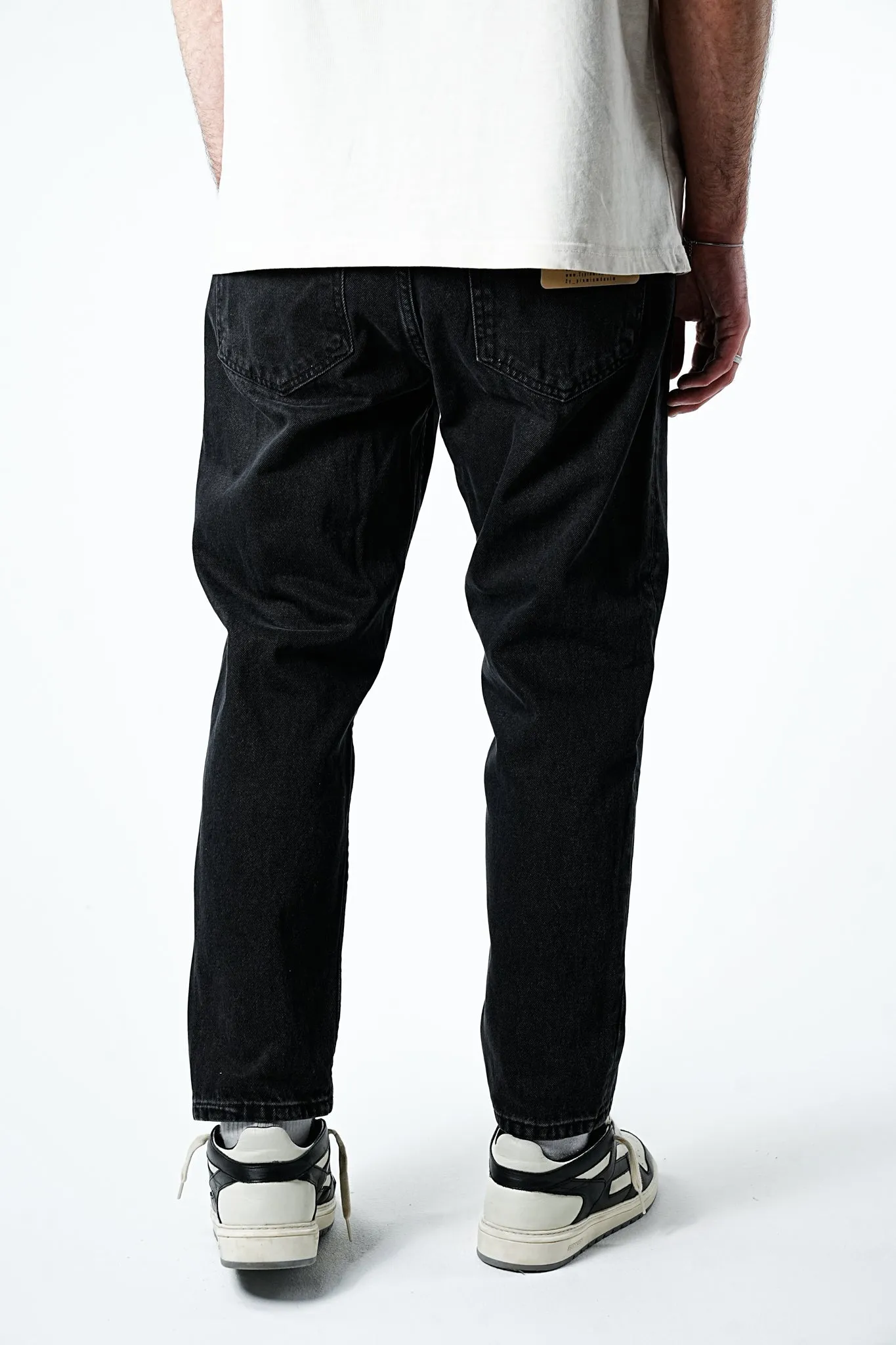 Premium Black Faded Relaxed Fit Jeans