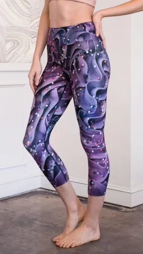 Purple Frosting - Triathlon Capri Leggings - CUSTOM ORDER