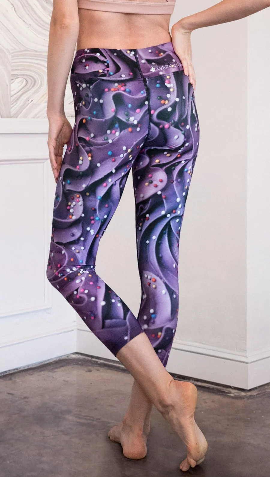 Purple Frosting - Triathlon Capri Leggings - CUSTOM ORDER