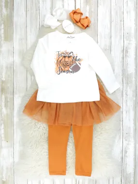 "Tis The Season" Tulle Football Outfit