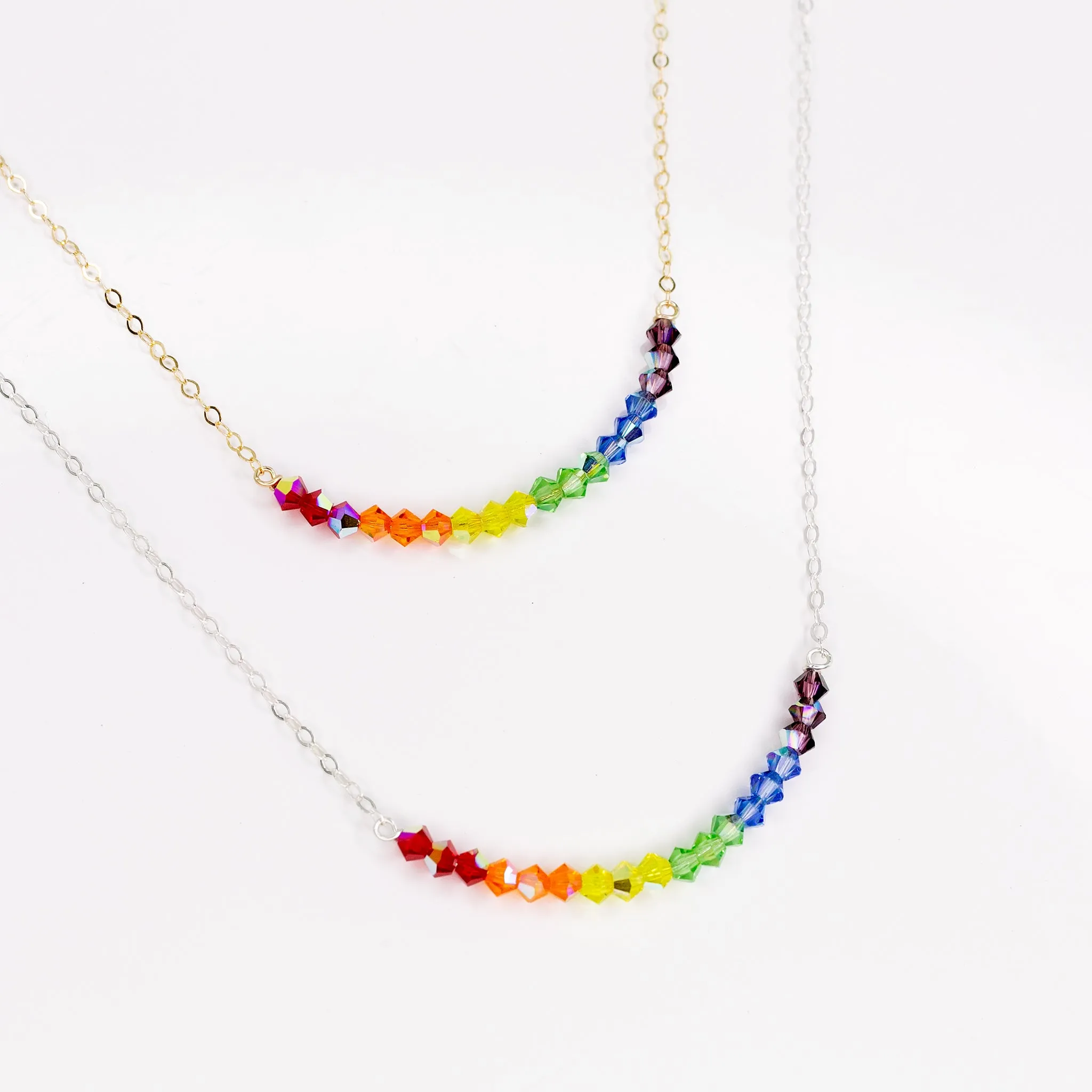 Rainbow Necklace - Benefits LGBTQIA  Causes