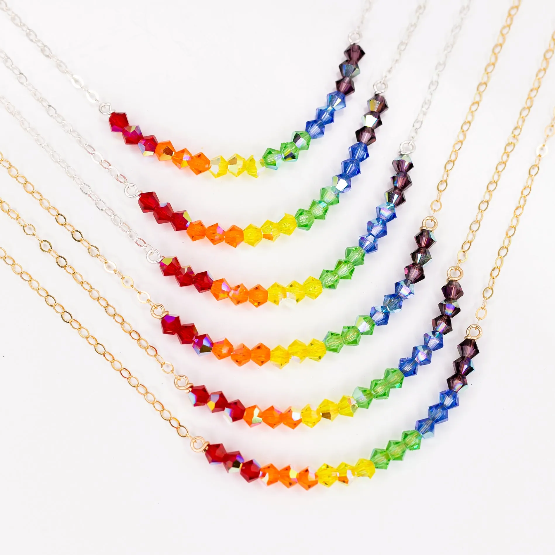 Rainbow Necklace - Benefits LGBTQIA  Causes