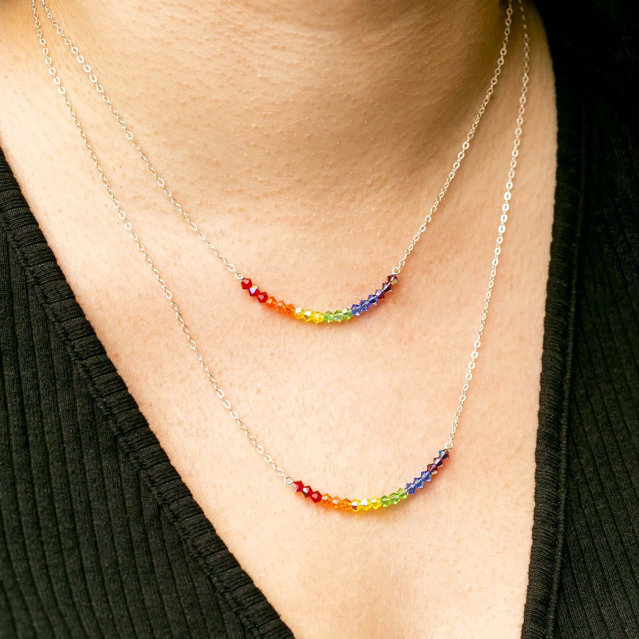 Rainbow Necklace - Benefits LGBTQIA  Causes