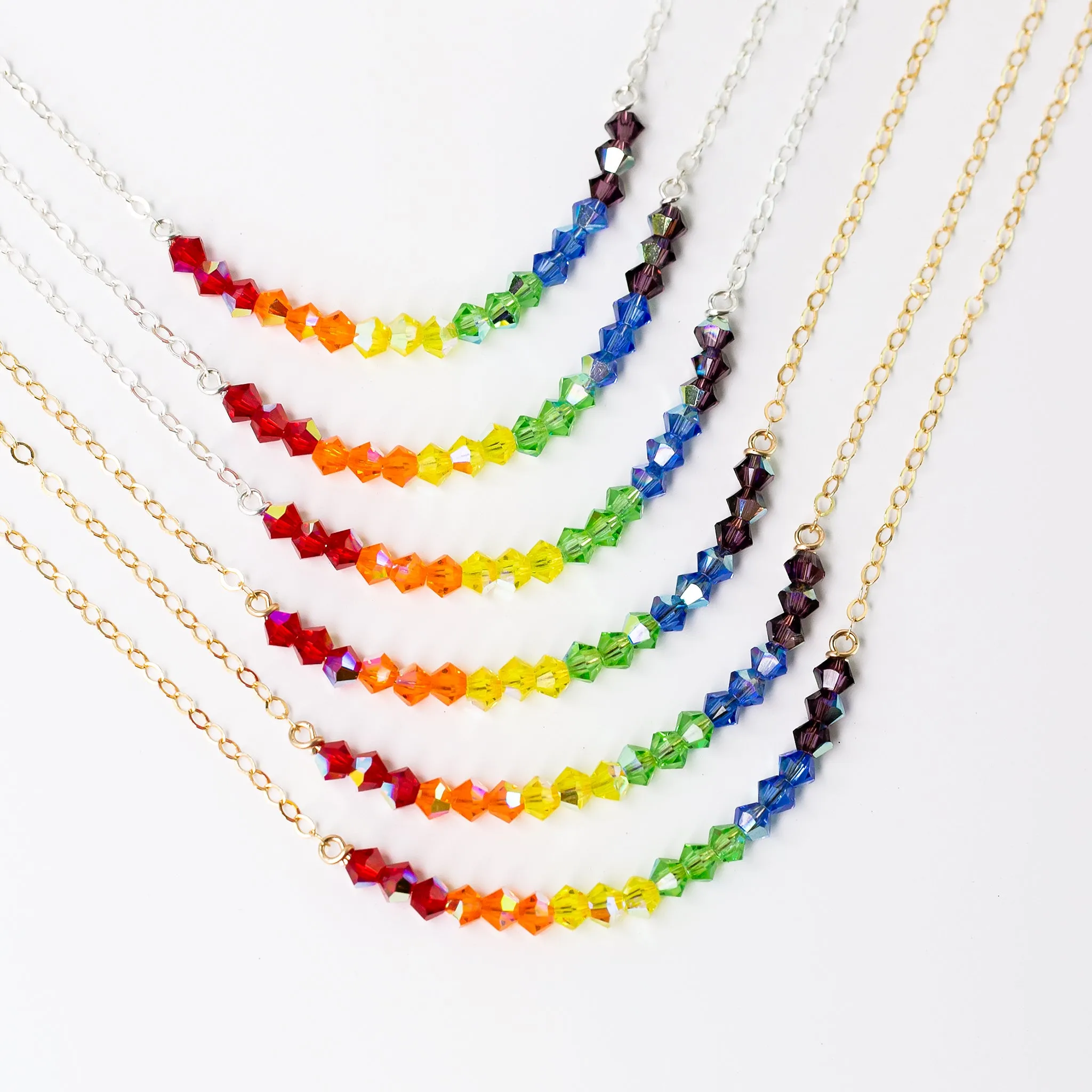 Rainbow Necklace - Benefits LGBTQIA  Causes