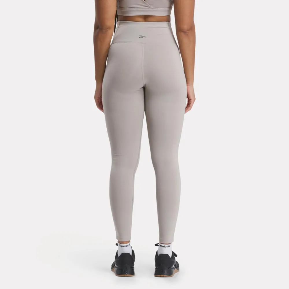 Reebok Apparel Women Lux High-Rise Leggings ASH