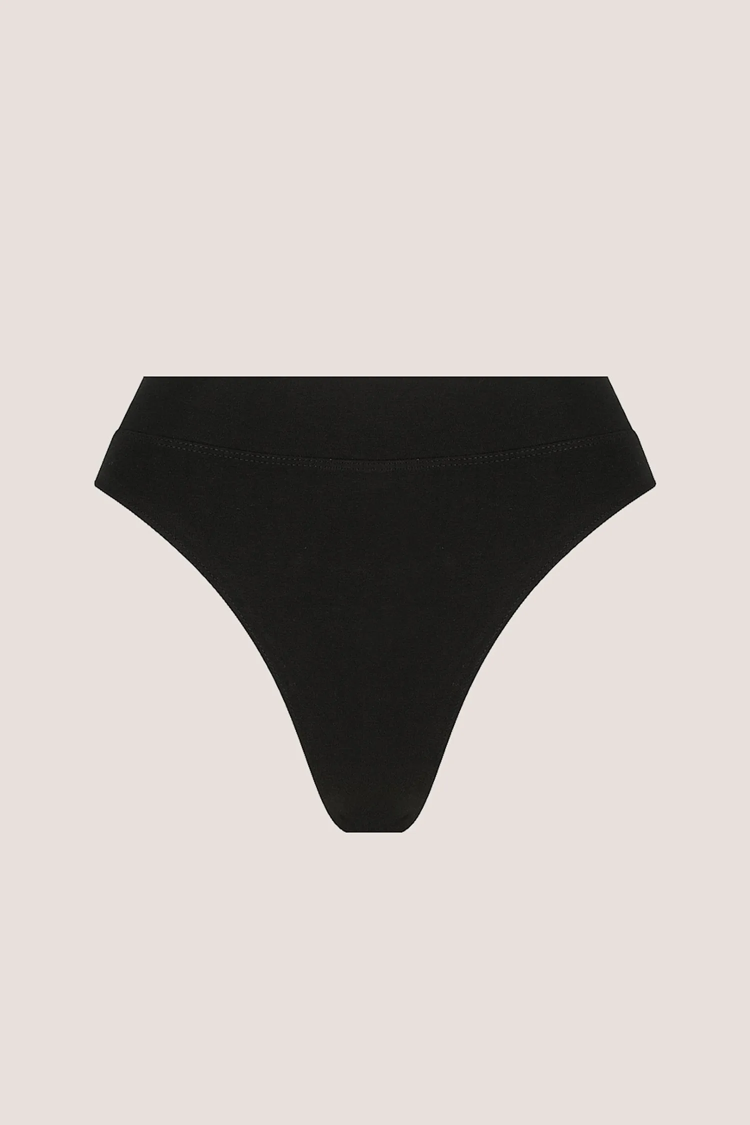 ROBBIE ORGANIC COTTON G STRING - BLACK