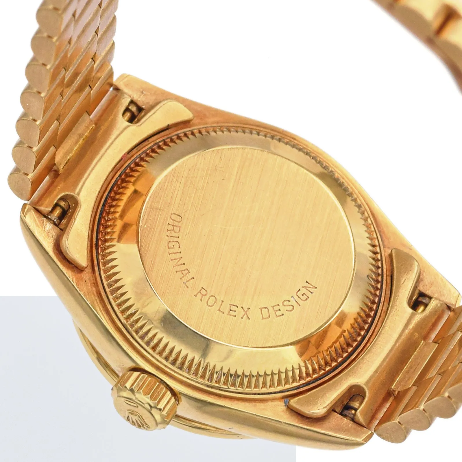 Rolex President Diamond 18K Yellow Gold Automatic Women's Watch Ref. 69178