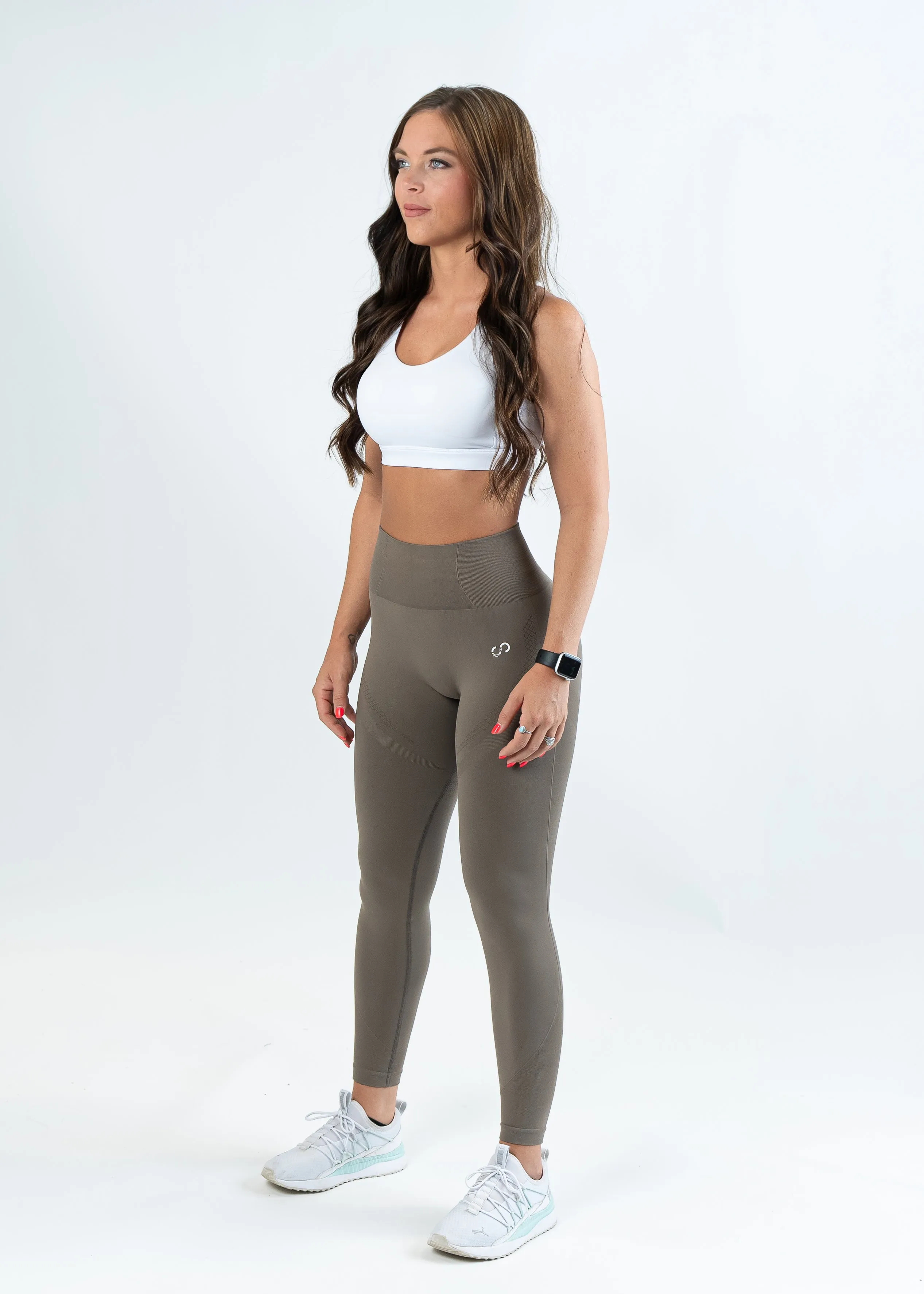 Sculpt Seamless Leggings |  Battlefield Brown