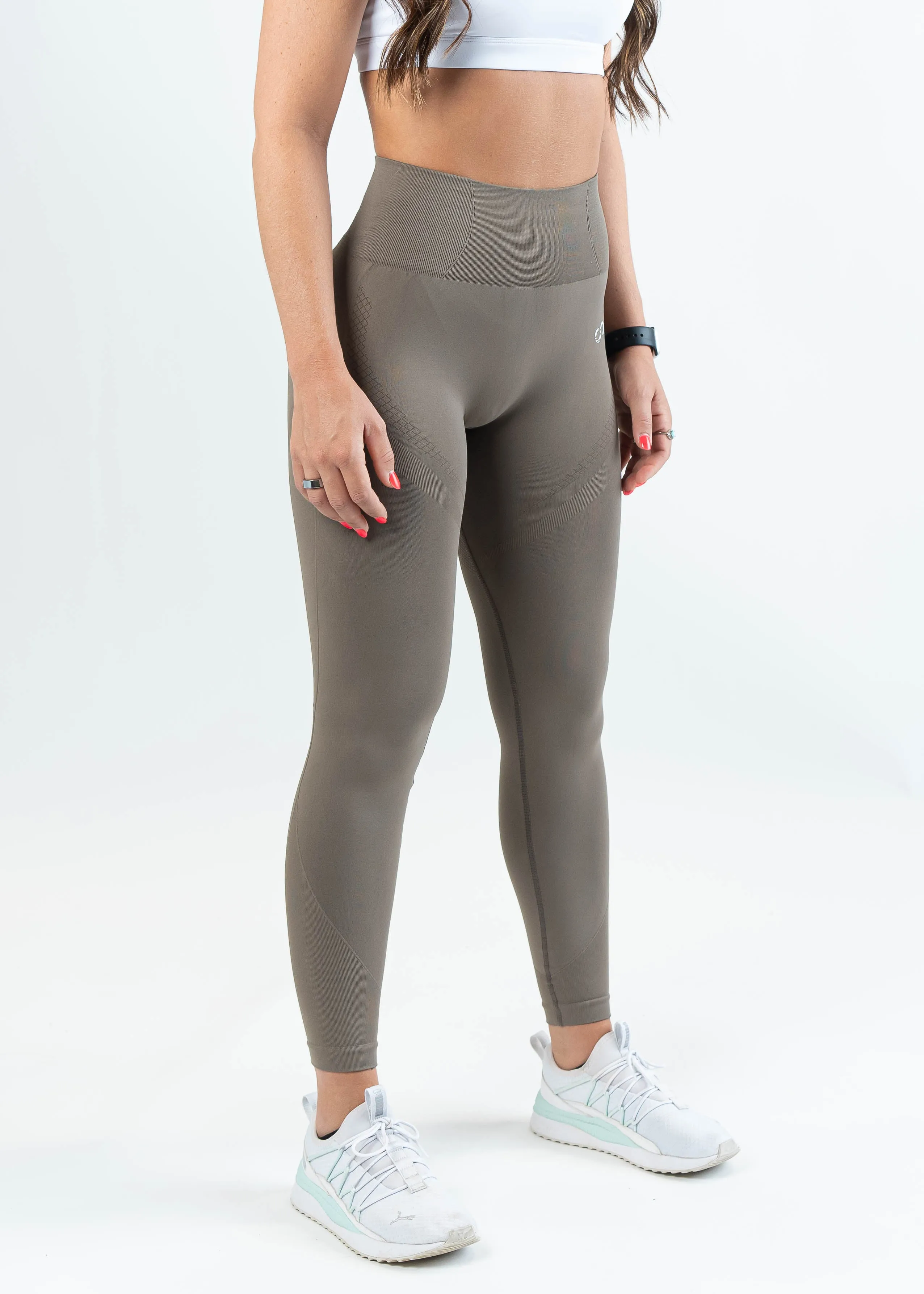 Sculpt Seamless Leggings |  Battlefield Brown