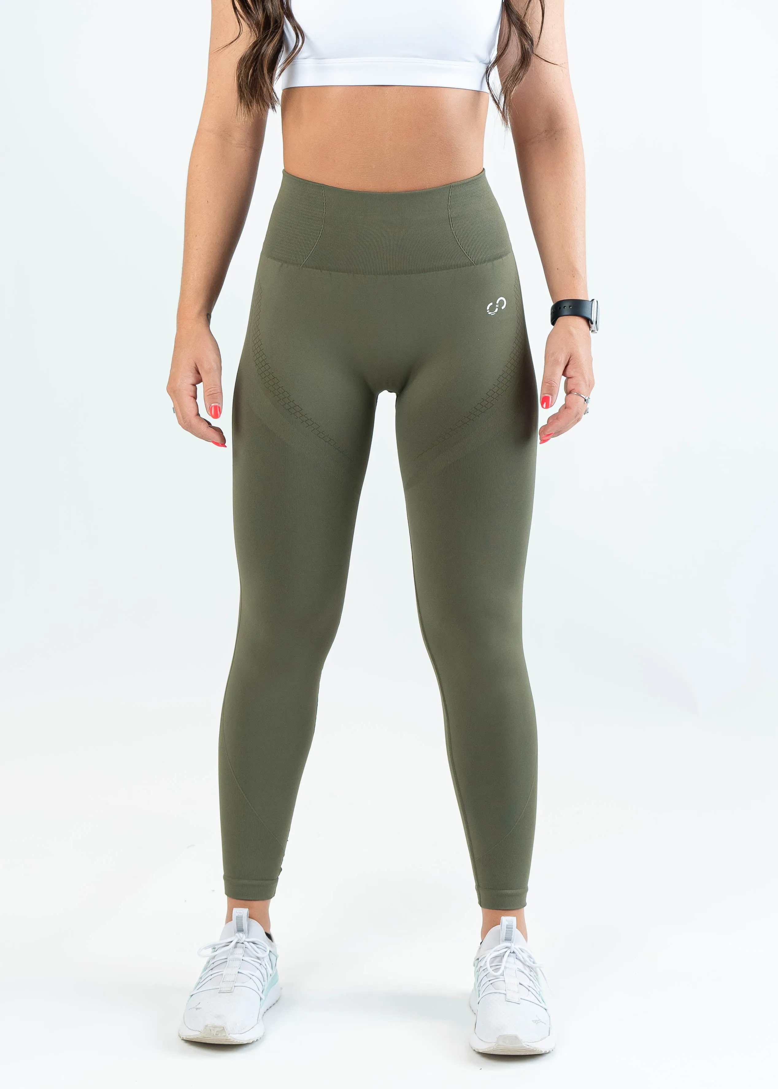 Sculpt Seamless Leggings |  Grenade Green