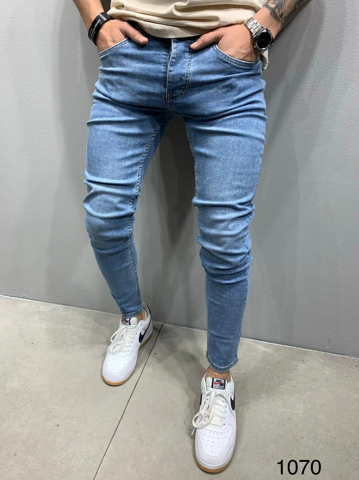 Sneakerjeans Blue Skinny Jeans AY927