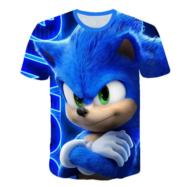 Sonic t shirt and shorts set