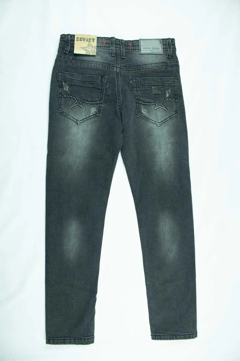 Soviet Boys Charcoal Skinny Jeans