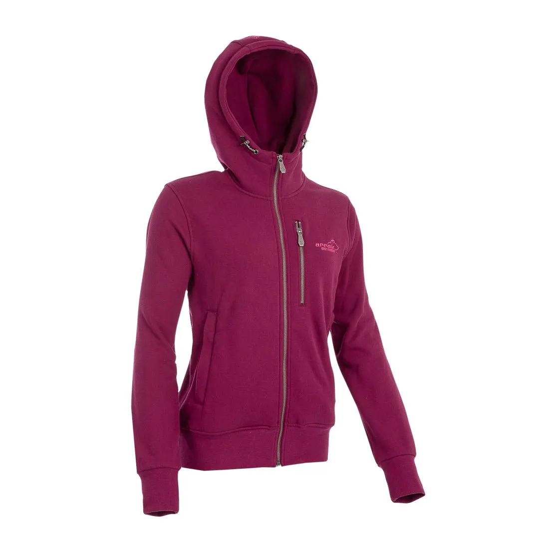 Sporty Hoodie Women (Fuchsia)