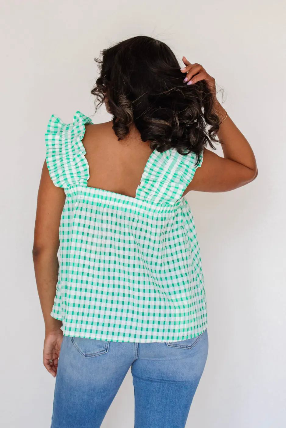 Springscape Gingham Tank