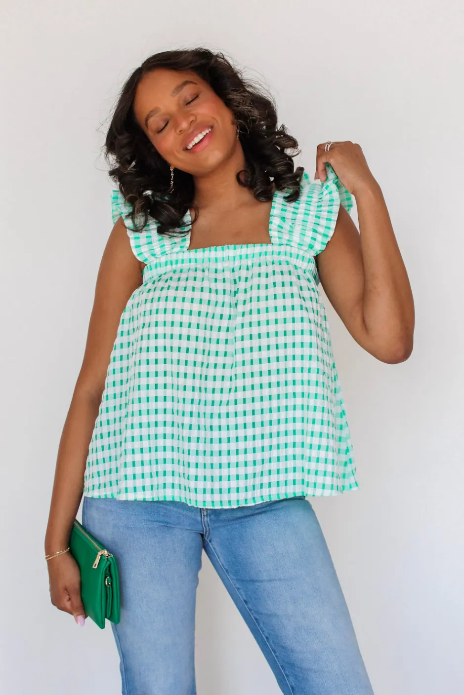 Springscape Gingham Tank