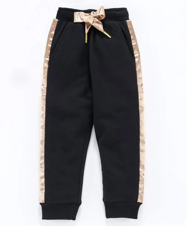 Ventra Boys Black Satin Pant