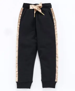 Ventra Boys Black Satin Pant