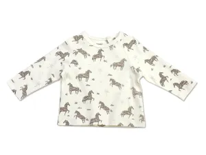 Wild & Free Horse Long Sleeve Tee (Organic Cotton)