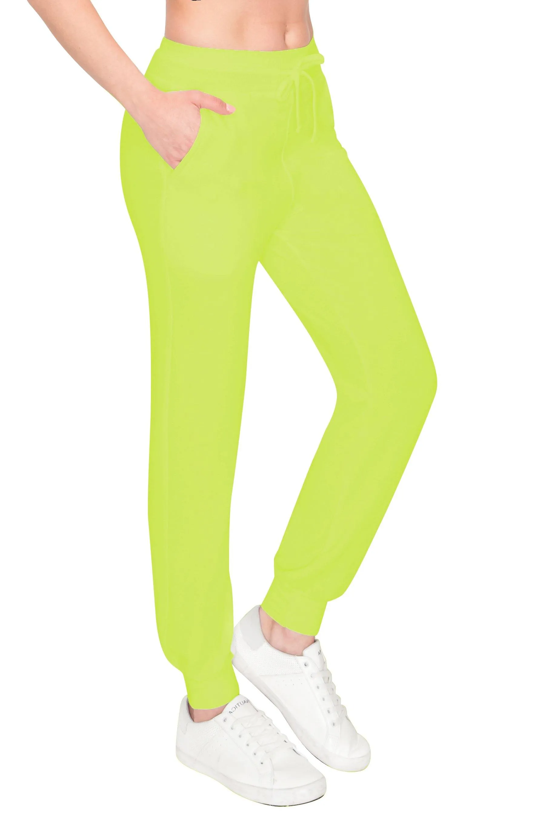 Women's French Terry Joggers - Premium Womens Sweatpants for Casual Athleisure Pants