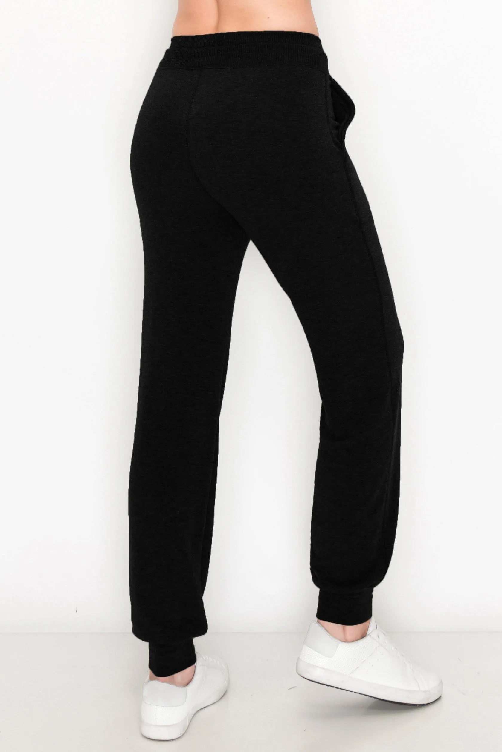 Women's French Terry Joggers - Premium Womens Sweatpants for Casual Athleisure Pants