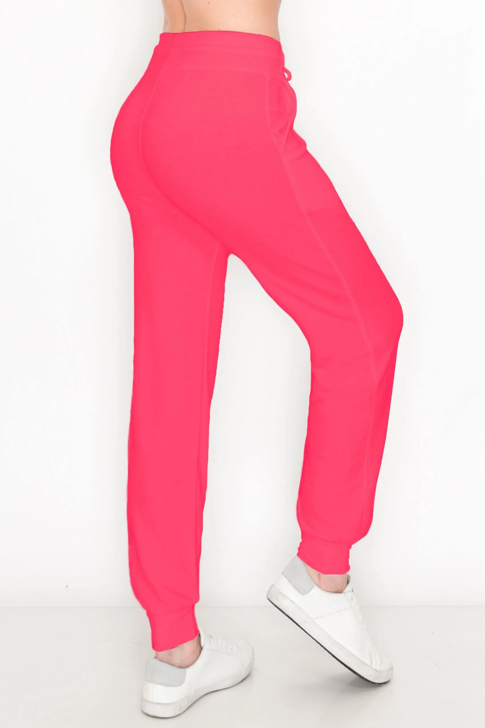 Women's French Terry Joggers - Premium Womens Sweatpants for Casual Athleisure Pants