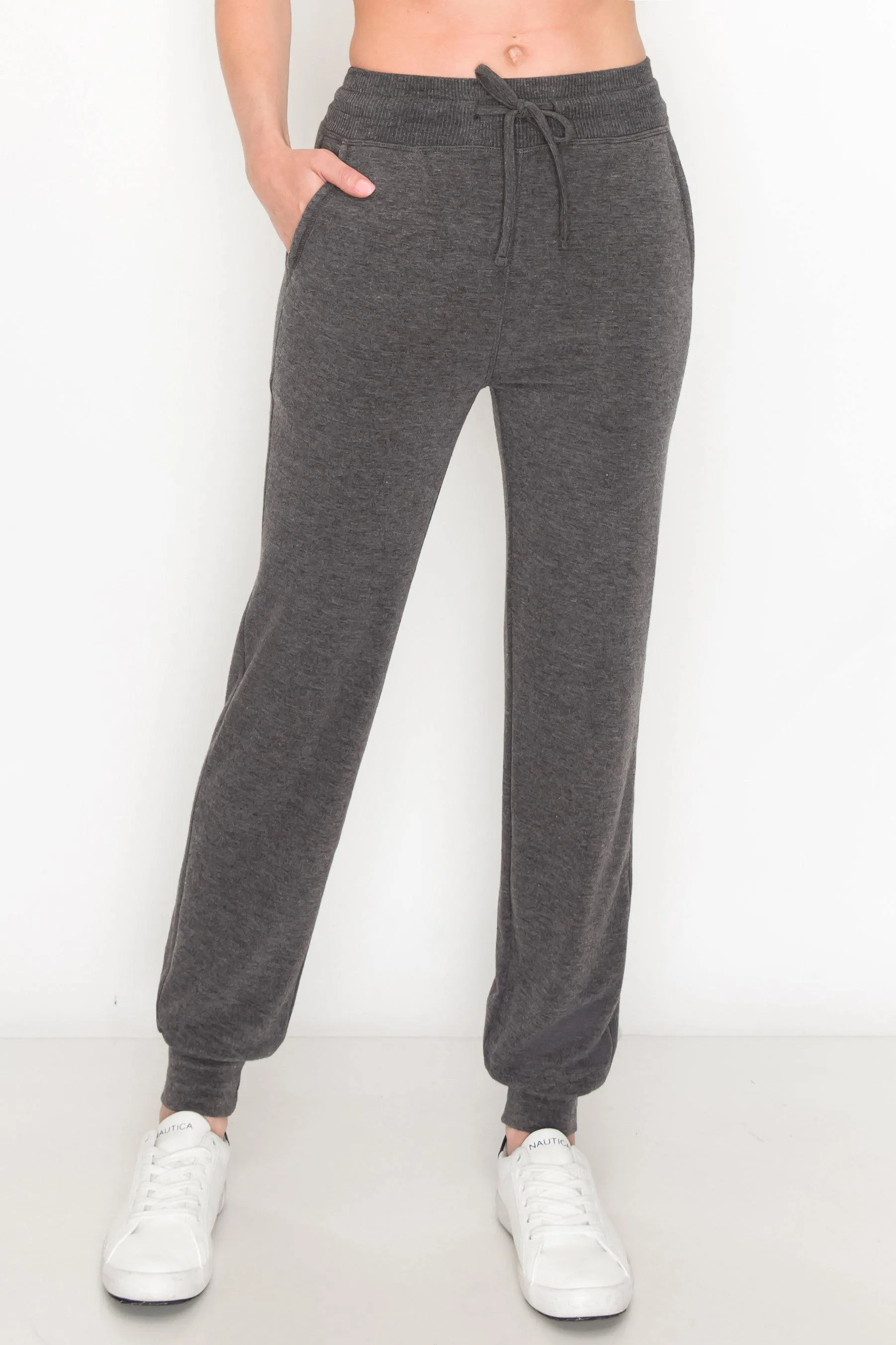 Women's French Terry Joggers - Premium Womens Sweatpants for Casual Athleisure Pants