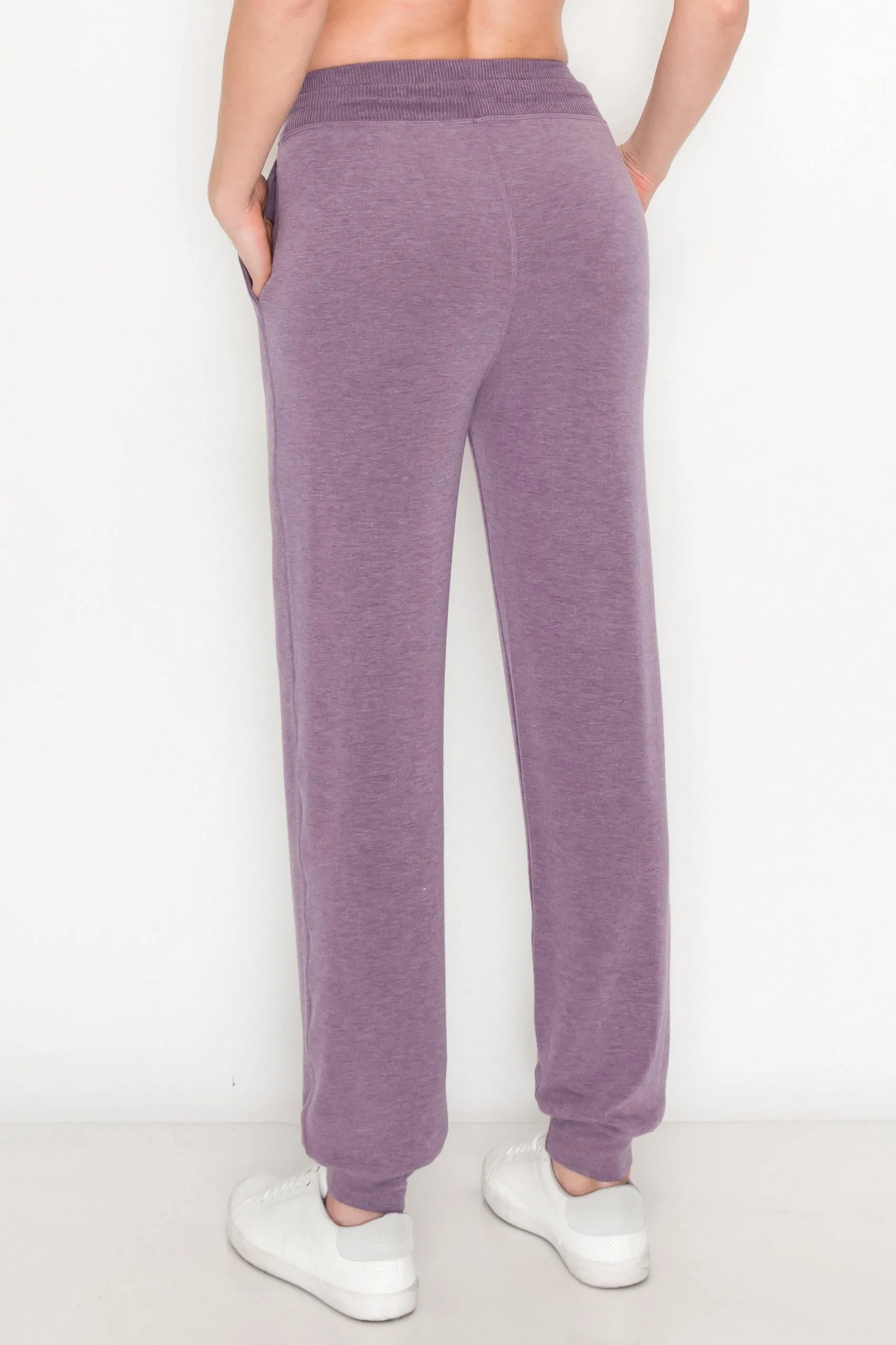 Women's French Terry Joggers - Premium Womens Sweatpants for Casual Athleisure Pants