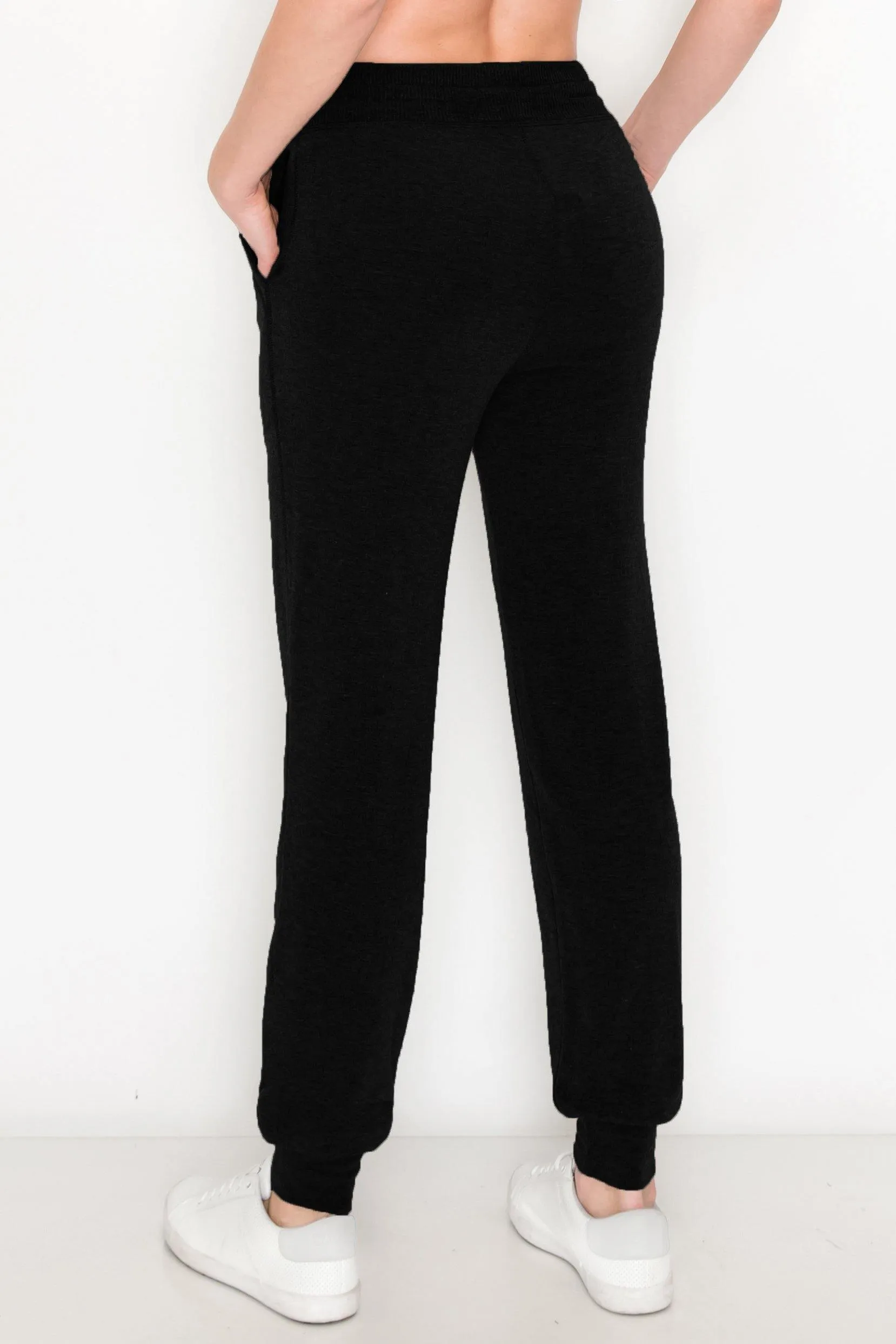 Women's French Terry Joggers - Premium Womens Sweatpants for Casual Athleisure Pants