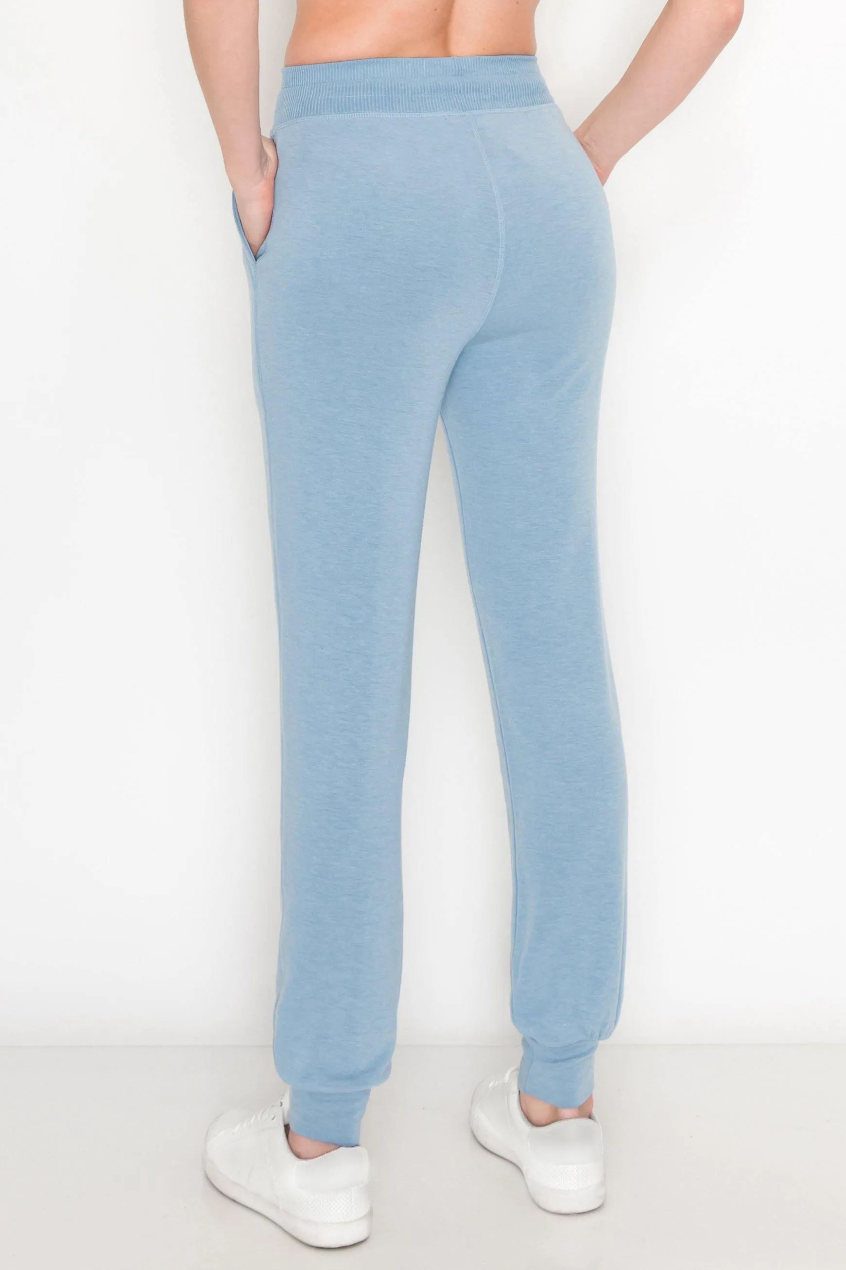 Women's French Terry Joggers - Premium Womens Sweatpants for Casual Athleisure Pants